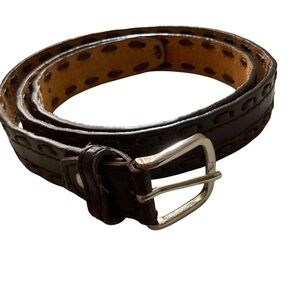 Men's Brown Leather Belt
